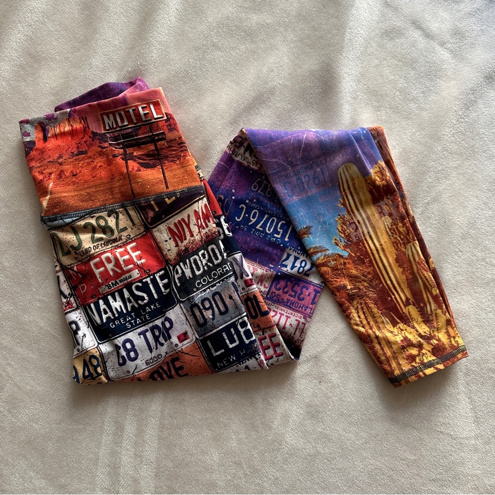 Niyama Sol Zzyzx license plate full length Legging